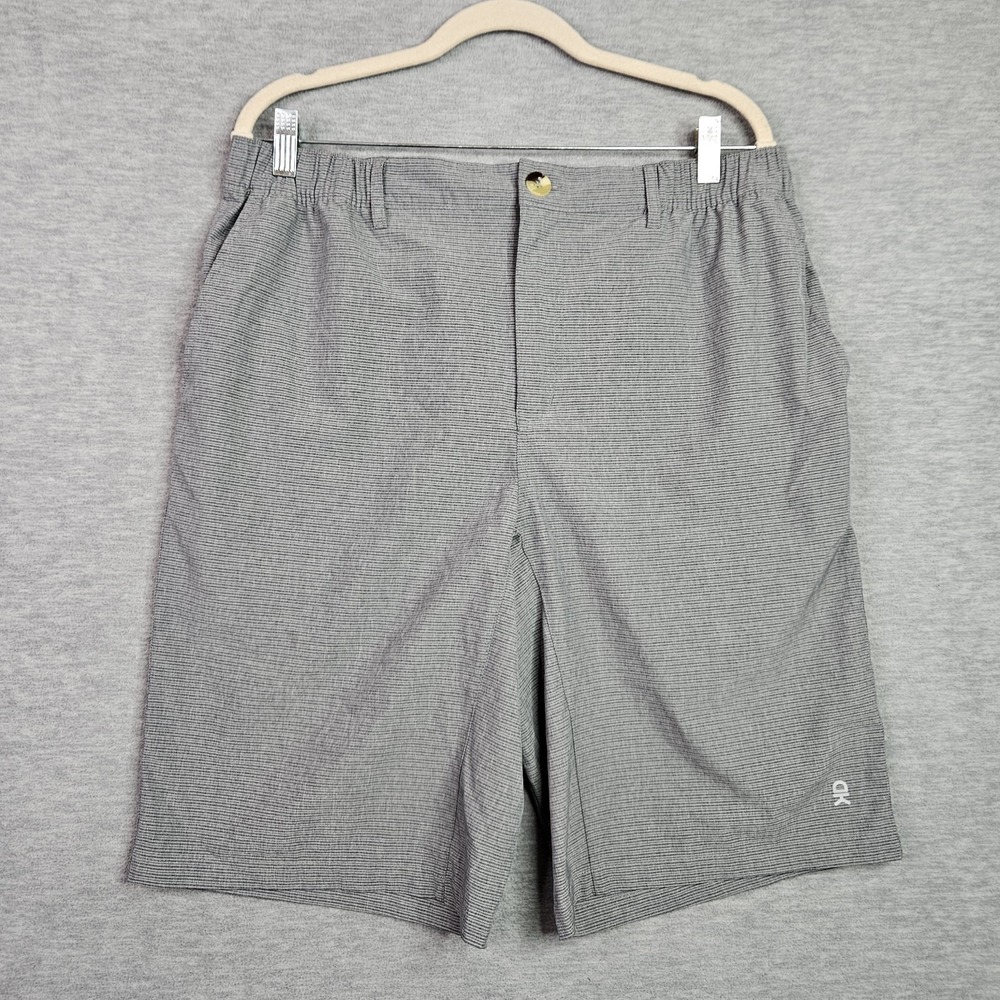 Little Donkey Andy Men's Stripes Grey Light weight Stretch Short Size L